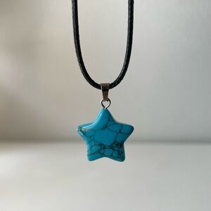 Turquoise star pendant necklace